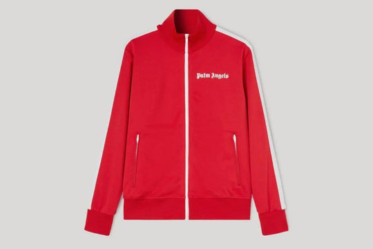 Palm Angels Classic Track Jacket Red White