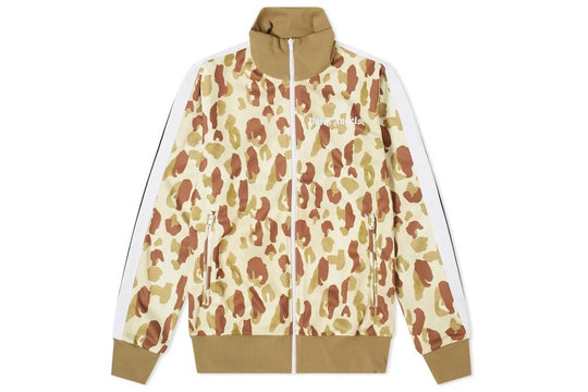Palm Angels Dessert Camo Track Jacket Beige White