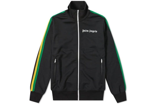 Palm Angels Exodus Classic Track Jacket Black White